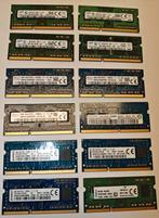 4GB DDR3 en DDR4 12 Stuks, Computers en Software, RAM geheugen, Ophalen of Verzenden, Zo goed als nieuw, DDR3, Laptop