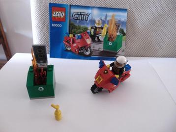 Lego City 60000 Fire Motorcycle beschikbaar voor biedingen