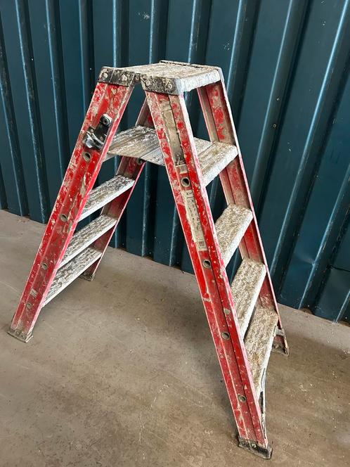 Aluminium Trap - Opvouwbaar, Doe-het-zelf en Verbouw, Ladders en Trappen, Gebruikt, Trap, Minder dan 2 meter, Opvouwbaar of Inschuifbaar