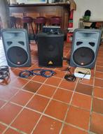 Komplete PA set JBL eon 15 Behringer 1500, Audio, Tv en Foto, Luidsprekers, Ophalen, 120 watt of meer, JBL