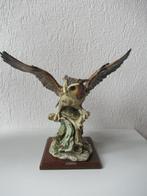 Capodimonte  groot beeld van een uil, Verzamelen, Ophalen of Verzenden, Zo goed als nieuw, Dier