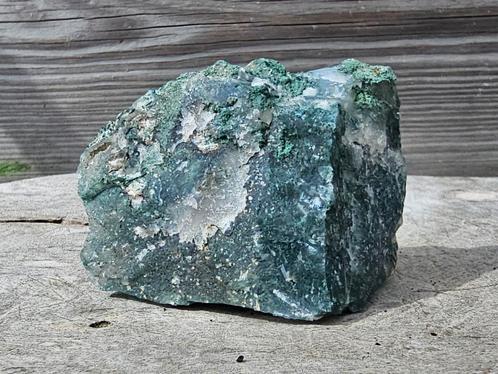 Ruwe mosagaat, Verzamelen, Mineralen en Fossielen, Mineraal, Ophalen of Verzenden
