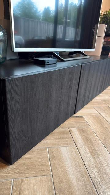 IKEA Besta TV-kast – Zwart beschikbaar voor biedingen