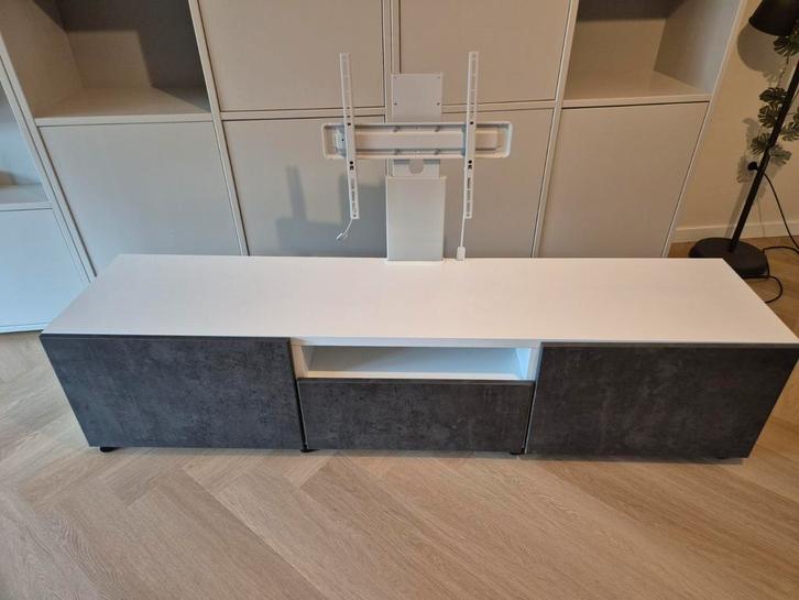 Ikea besta tvkast, Huis en Inrichting, Kasten | Televisiemeubels, Gebruikt, Minder dan 100 cm, 150 tot 200 cm, 25 tot 50 cm, Ophalen