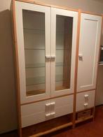 Wand kast met vitrine, Huis en Inrichting, Kasten | Vitrinekasten, Ophalen, 100 tot 150 cm, 200 cm of meer, Zo goed als nieuw