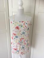 Camaieu witte mouwloze floral klaprozen top, maat 38 M, Kleding | Dames, Maat 38/40 (M), Wit, Camaieu, Ophalen of Verzenden