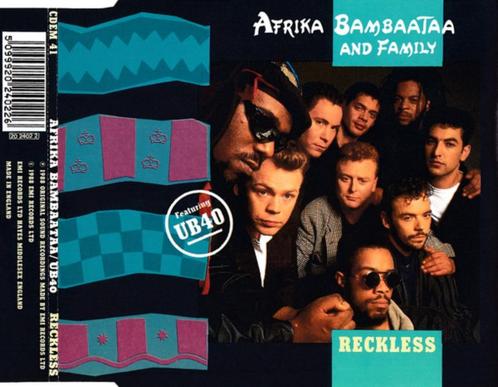 UB40 & Afrika Bambaataa – Reckless CD Maxisingle 1988 💿, Cd's en Dvd's, Cd Singles, Zo goed als nieuw, Pop, 1 single, Maxi-single
