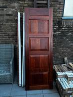 2 Hardhouten Deuren 210.5x72.5cm + Deurklinken, Doe-het-zelf en Verbouw, Deuren en Horren, Ophalen, Gebruikt, Minder dan 80 cm