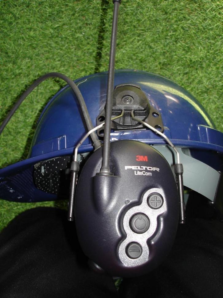 PELTOR LiteCom 3M Headsets & NORTH bouwhelm, Telecommunicatie, Portofoons en Walkie-talkies, Zo goed als nieuw, Portofoon of Walkie-talkie