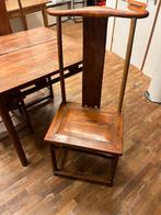 Set van 3 massief houten Chinese Ming / Horseshoe stoelen, Ophalen