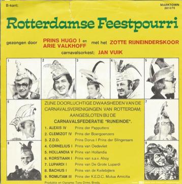 Arie Valkhoff & Prins Hugo 1 & Jan Vuik :Rotterdam Feestpotp beschikbaar voor biedingen