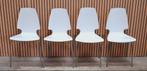 18 x Ikea Vilmar vlinderstoelen wit schoolstoelen cafe stoel, Ophalen of Verzenden, Zo goed als nieuw, Wit, Vijf, Zes of meer stoelen