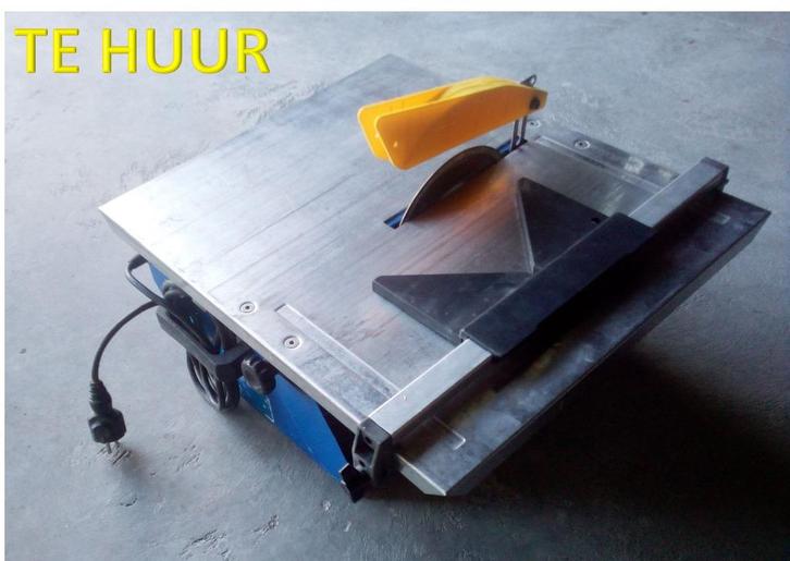 ### **Tegelzaagmachine Carat – TE HUUR**, Doe-het-zelf en Verbouw, Gereedschap | Zaagmachines, Gebruikt, Overige typen, Minder dan 600 watt