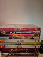 K3 - Verzameling dvd's 15x, Cd's en Dvd's, Dvd's | Kinderen en Jeugd, Ophalen of Verzenden, Zo goed als nieuw, Avontuur, Film
