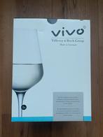 Vivo Villeroy en Boch witte wijnglazen, Huis en Inrichting, Keuken | Servies, Ophalen, Glas of Glazen, Nieuw, Glas