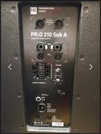 HK Audio PR:O 210 active subwoofer, Ophalen of Verzenden, Zo goed als nieuw