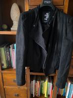 Zwart suede jasje van Sps Superstar, Kleding | Dames, Verzenden, Zwart, Maat 42/44 (L), Nieuw