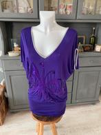 Wijde top / tuniek / jurk van Dept maat XS, Douwenmaat 8-3 Meppel, Info@again.nu, Paars, Ophalen of Verzenden