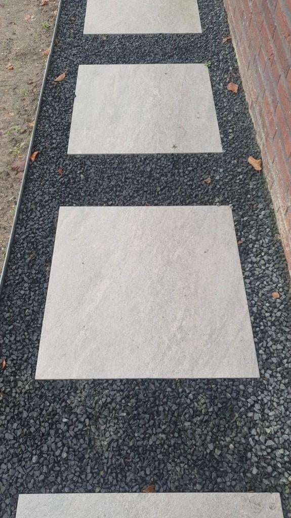 Keramische tuintegels  60x60cm.  8 stuks., Tuin en Terras, Tegels en Klinkers, Ophalen, Nieuw, Keramiek, Terrastegels