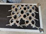 12x Showtec scaff klem (swivel coupler), Ophalen of Verzenden, Zo goed als nieuw, Licht