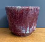 60 jaren Mobach bloempot mooie aubergine kleur 16/18 cm DIA, Tuin en Terras, Bloempotten, Gebruikt, Rond, Binnen, Ophalen of Verzenden