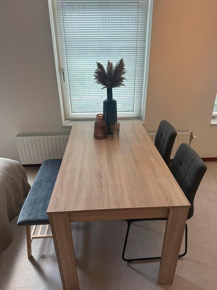 Eettafel 80x140cm, Huis en Inrichting, Tafels | Eettafels, Gebruikt, 50 tot 100 cm, 100 tot 150 cm, Vier personen, Rechthoekig