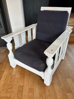 Vintage rookstoel / fauteuil - opknapper, Ophalen, Gebruikt, Vintage rookstoel, 75 tot 100 cm