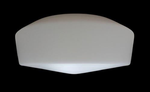 RZB plafondlamp, opaalglas met zijdeglans, 25 cm, vintage, Huis en Inrichting, Lampen | Plafondlampen, Gebruikt, Glas, Ophalen of Verzenden