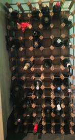 Handgemaakt wijn rekje., Ophalen of Verzenden, Hout, Minder dan 50 cm