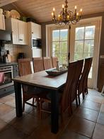 Eettafel met stoelen, Ophalen, Gebruikt, Vijf personen of meer, Rechthoekig