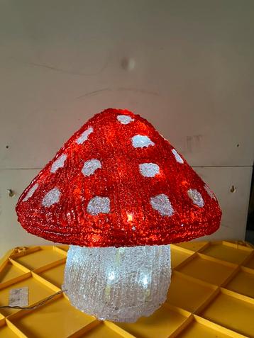 Nachtlampje of tuinlamp paddestoel beschikbaar voor biedingen
