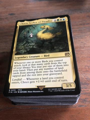 Mtg commander deck final fantasy choco beschikbaar voor biedingen