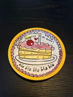 Blond Amsterdam | “Even bijkletsen” | Gebakschotelje, Ophalen of Verzenden, Zo goed als nieuw, Bord(en), Overige stijlen