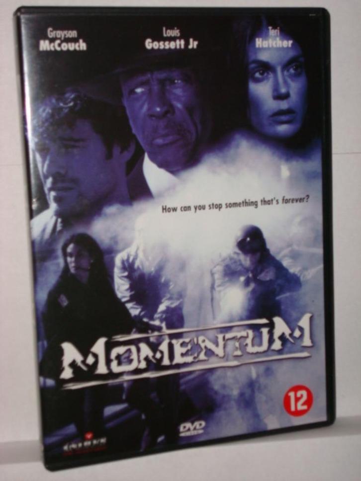 DVD - Momentum met Louis Gossett Jr. en Teri Hatcher, Cd's en Dvd's, Dvd's | Thrillers en Misdaad, Zo goed als nieuw, Bovennatuurlijke thriller