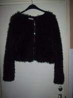Kort Bolero Jasje zwart fluffy (S/M)36/38  Fee Red, Zwart, Fee Red, Ophalen of Verzenden, Zo goed als nieuw