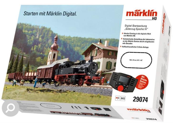 Marklin Digitale startset "Goederentrein tijdperk III", Hobby en Vrije tijd, Modeltreinen | H0, Treinset, Wisselstroom, Märklin