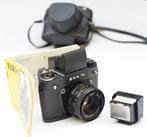 Exa 1c - Prachtige "Black Beauty" M42 SRL met 1.8/50mm, Ophalen of Verzenden, Gebruikt, Compact, Overige Merken