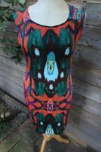 Jurk groen/ oranje Ana Alcazar mt 40 Vaste prijs AANBIEDING, Maat 38/40 (M), Ophalen of Verzenden, Zo goed als nieuw, Knielengte