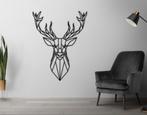 Geometrische Hert Deer Groot Muur Wand Decoratie van 3mm Sta, Huis en Inrichting, Ophalen of Verzenden, Nieuw