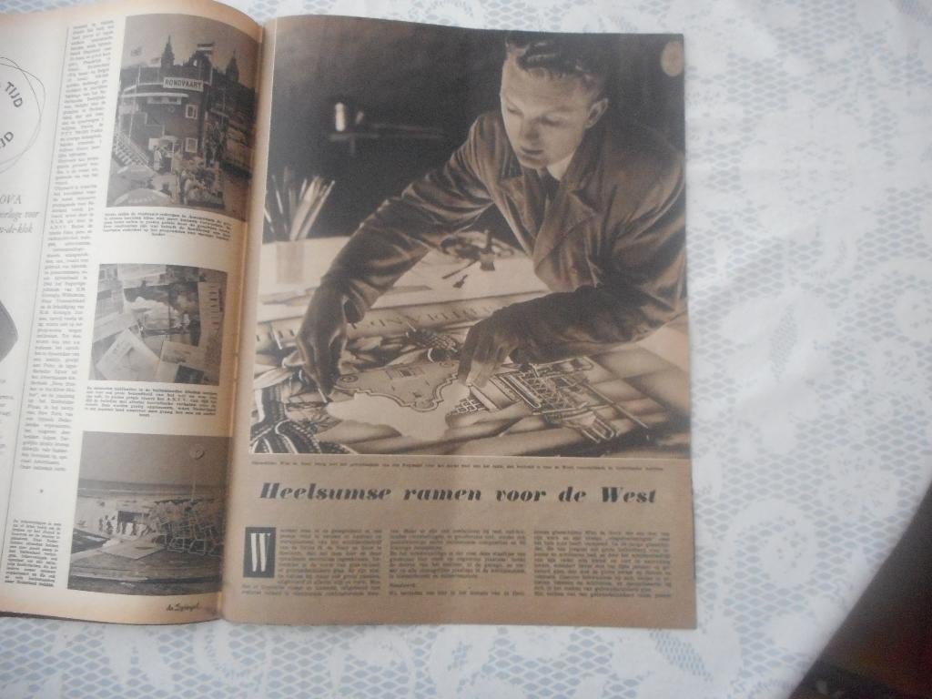 Heelsum. H. de Nooy. Glasschilder. 1956., Ophalen of Verzenden, 1940 tot 1960, Nederland, Knipsel(s)