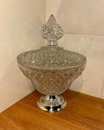 Kristallen Bonbonschaal met Deksel, Antiek en Kunst, Antiek | Glas en Kristal, Ophalen of Verzenden