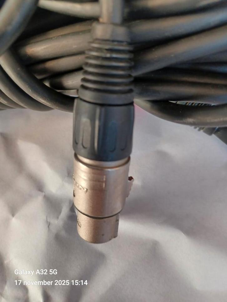 XLR Kabel - Professionele Audio, Audio, Tv en Foto, Audiokabels en Televisiekabels, Gebruikt, Overige kabels, Minder dan 2 meter