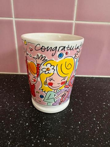 Blond beker Congratulations ~ NIEUW beschikbaar voor biedingen