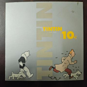 Zilveren 10 euro kuifje 2004  tintin beschikbaar voor biedingen