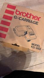Brother KG-88 II G-carriage slede slak, Ophalen, Gebruikt, Breien, Machine