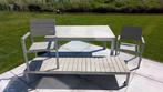 Aluminium tuinset met kunstof, Tuin en Terras, Tuinsets en Loungesets, Ophalen, Gebruikt, Aluminium