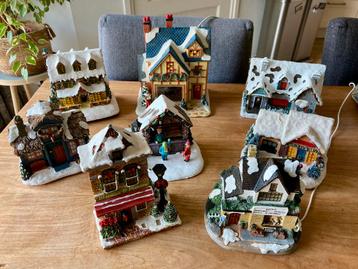 8 Kerstdorp huisjes winkels oa Typisch Hollands beschikbaar voor biedingen