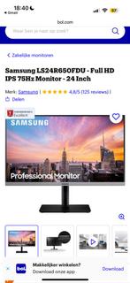 Samsung LS24R650FDU, In hoogte verstelbaar, Ophalen of Verzenden, Samsung, LED