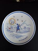 Vintage Royal Goedewaagen sierbordje Wintermaand, Antiek en Kunst, Ophalen of Verzenden