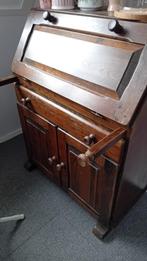 donker eiken secretaire, Huis en Inrichting, Ophalen, Gebruikt, Eikenhout klassiek